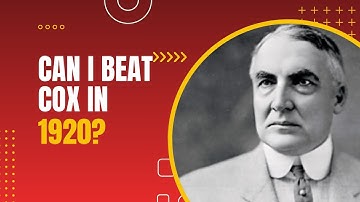 Attempting to win the 1920 election as Warren Harding