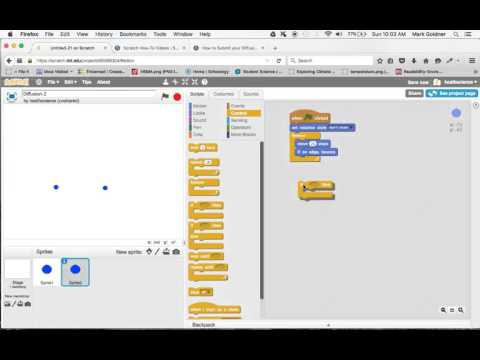 3  Using Scratch Bouncing Two Sprites off each other