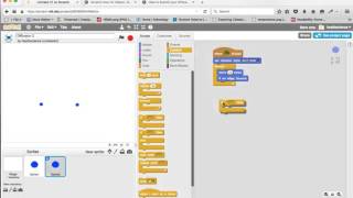 3  Using Scratch Bouncing Two Sprites off each other
