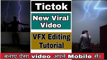 Tictok Thunder Video | Tictok sky changing video tutorial