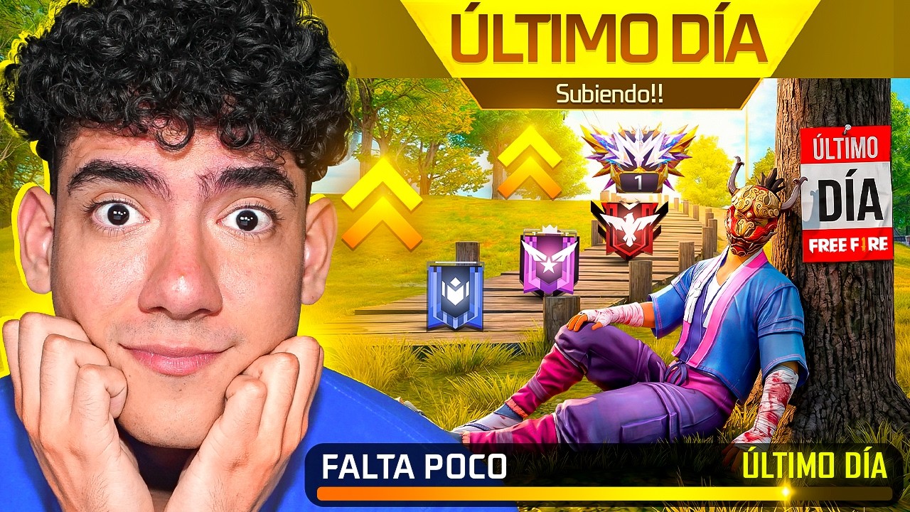 ULTIMO DIA PARA LLEGAR A GRAN MAESTRO EN FREE FIRE !! - TheDonato