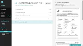 Assign a document to a task