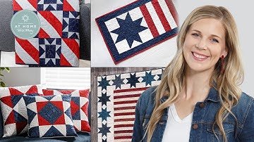 Join Misty Doan for a "Patriotic Project Roundup" on At Home With Misty