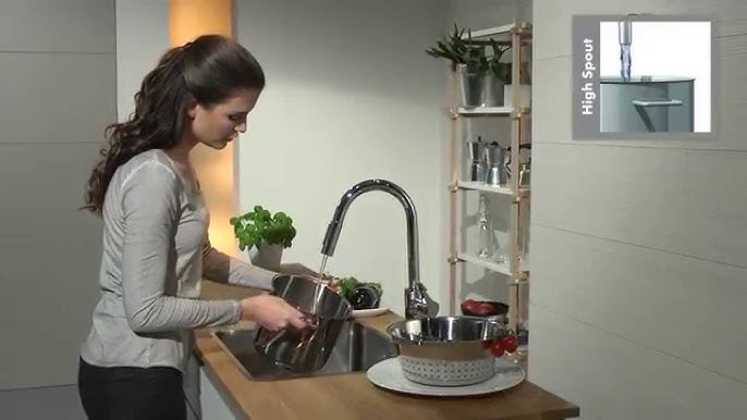 Foran indsats gerningsmanden Hansgrohe Talis S2 Variarc kitchen mixer with pull-out spray #14877000 -  YouTube