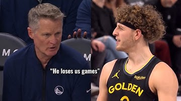 Steve Kerr Is Getting Fed Up With Brandin Podziemski’s Mistakes