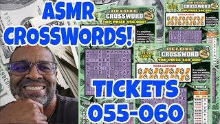 A S M R PLAY Deluxe Crossword Md LOTTERY SCRATCH OFF TICKETS 055-060