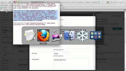 Wordpress Shortcodes Elegant Themes tabs