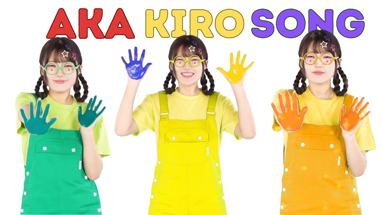 AKA! KIRO! AKA! SHIRO! AO! KIRO! Song | VIRAL TREND! Color Mixing |