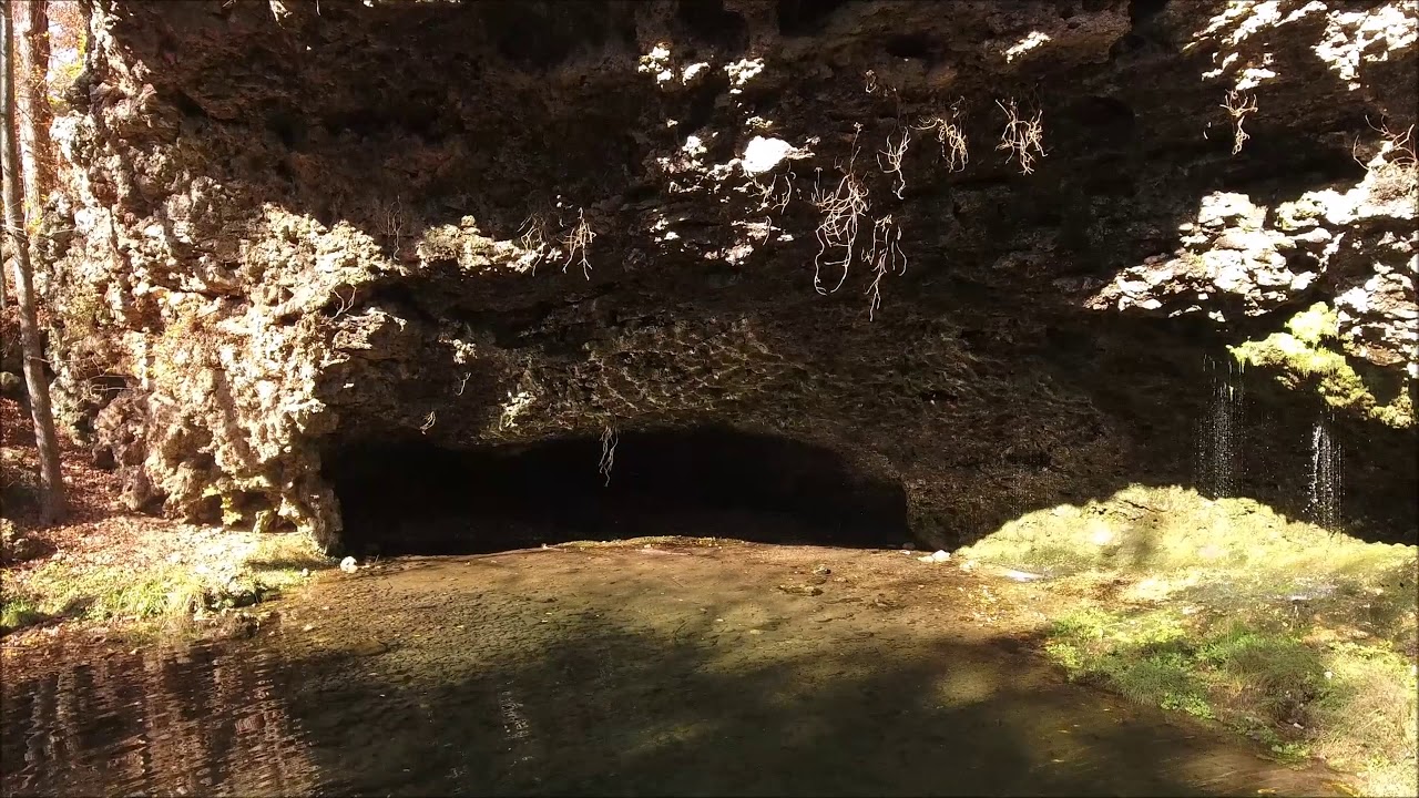 Natural Falls State Park, Colcord OK - YouTube