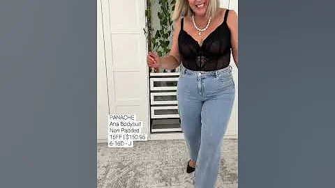 Natalie’s Latest Try-On @LetMeTryBeforeYouBuy❤️Panache Ana Non Padded Bodysuit