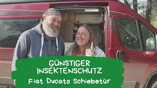 Insektenschutz in der Schiebetür für Fiat Ducato und Citroen Jumper  Kastenwagen - YouTube