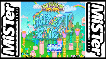 Fantasy Zone II - The Tears of Opa-Opa (MiSTer FPGA - Sega System 16C) (1440p 60fps)
