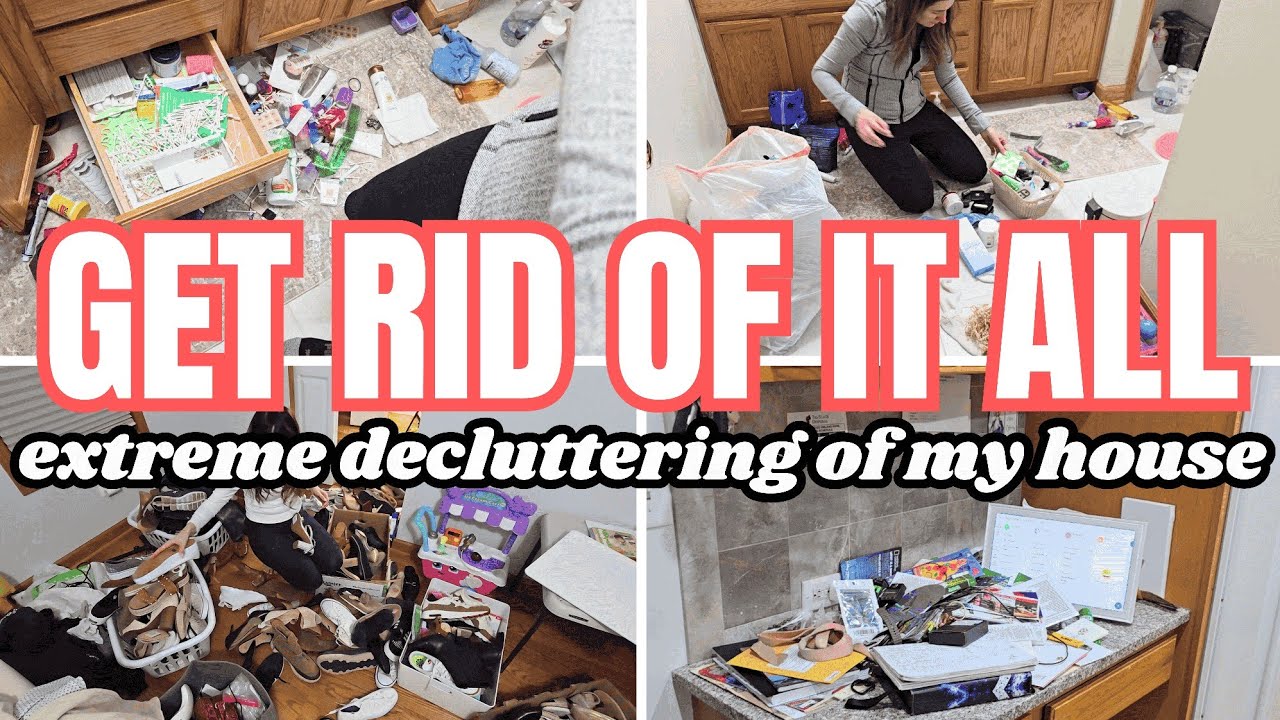 Extreme Declutter 2026 Clean With Me / Throwing Out Everything / Organize Declutter Motivation