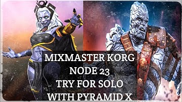 Off-season node 23 Stubborn Korg..Try for solo with pyramid-x🔥💥.Marvel contest of Champions