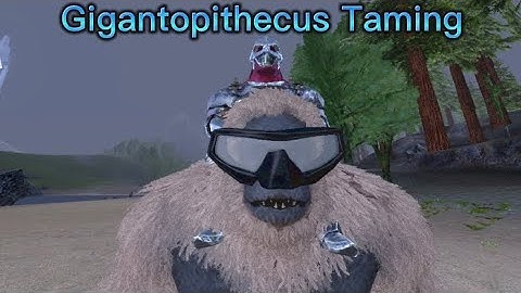 Ark Mobile Taming Gigantopithecus