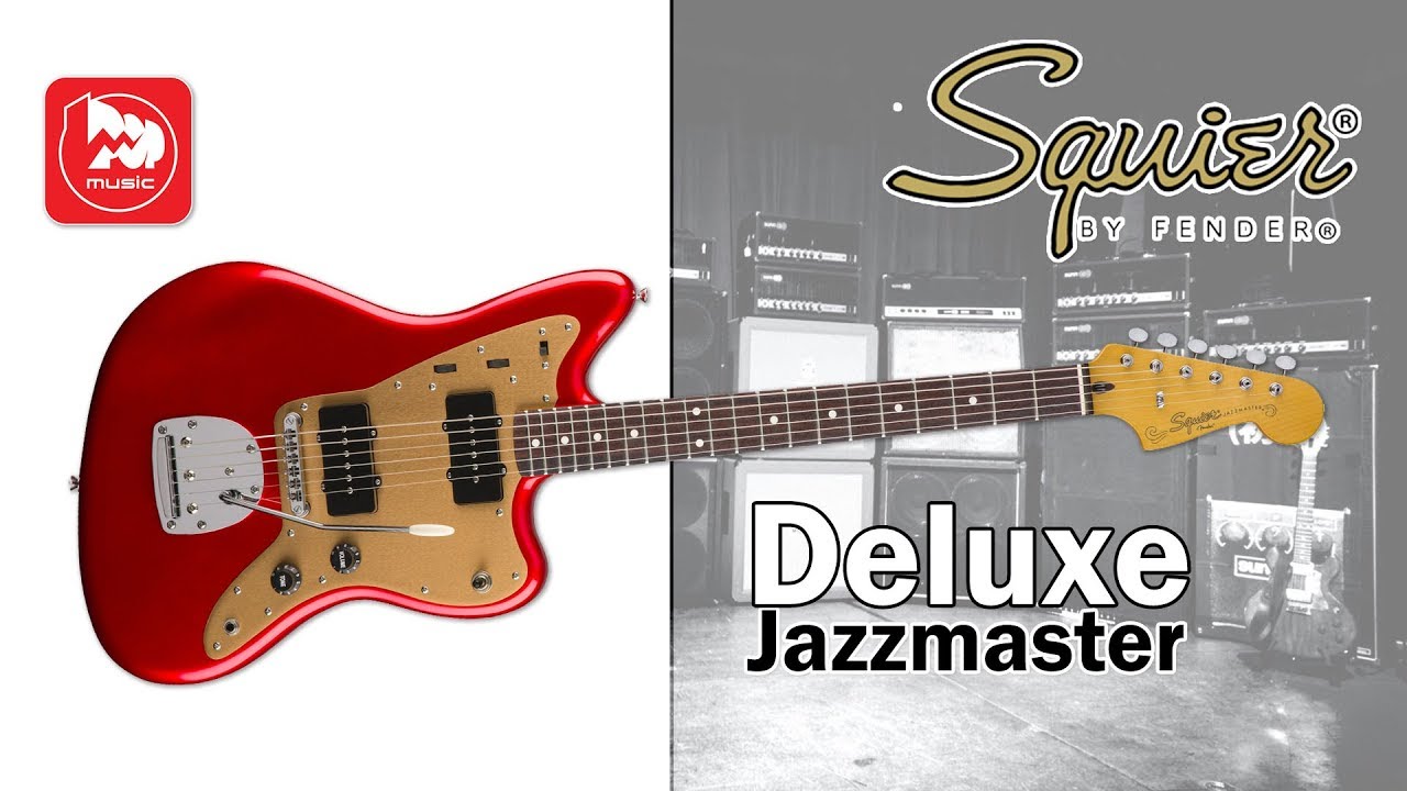 FENDER Squier Deluxe Jazzmaster® Candy Apple Red - купить в Москве