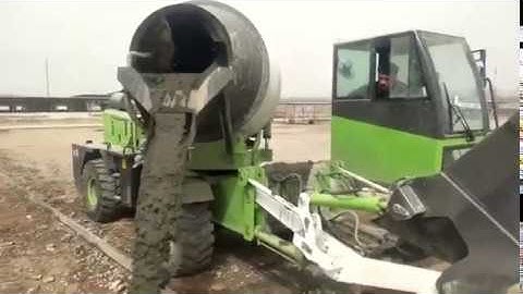 Working Video Of Self Loading Concrete Mixers