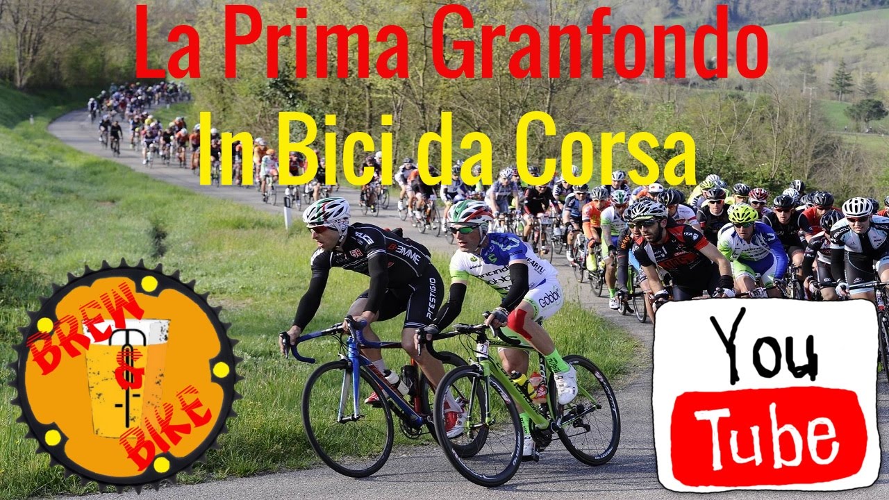 La prima Granfondo in Bici da corsa - YouTube