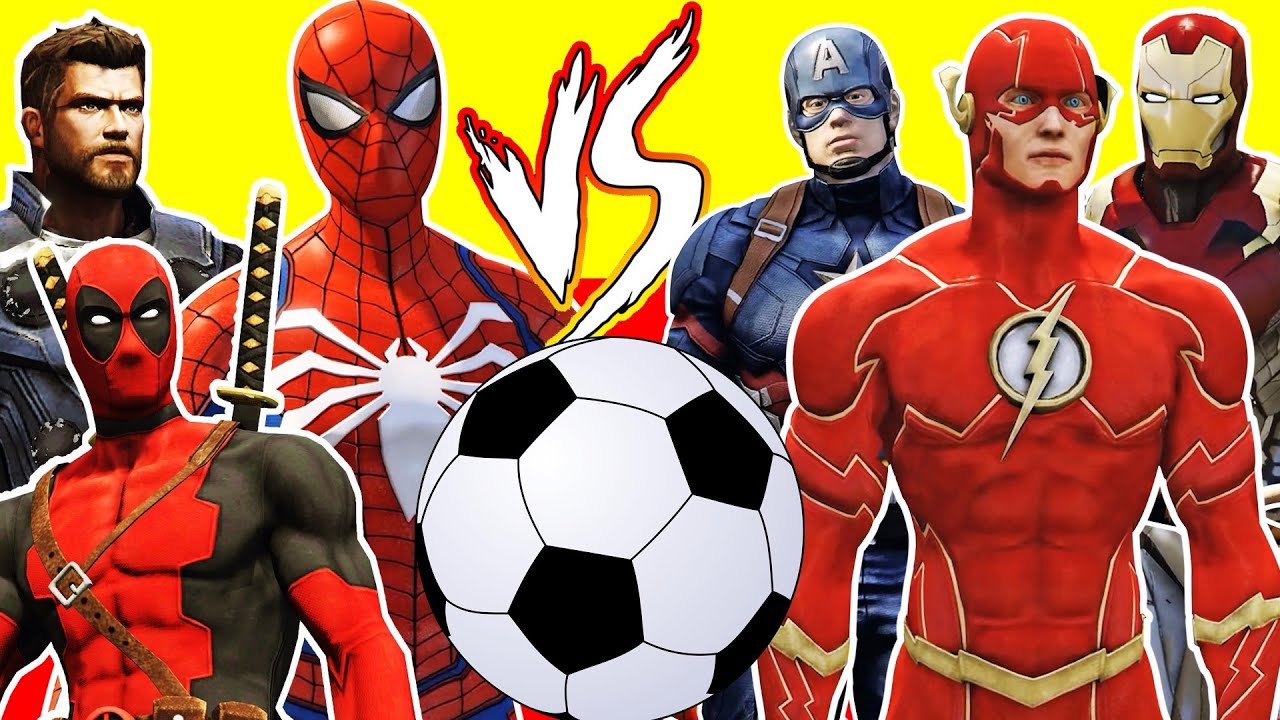 Time Homem Aranha vs Time Flash - Futebol dos Super Heróis - GTA V ...