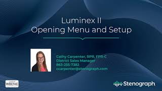 Setting up your new Luminex II