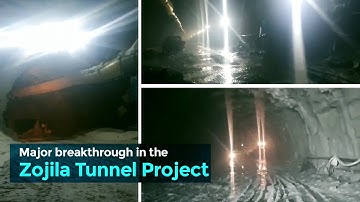 Major breakthrough in the Zojila Tunnel Project  | MEIL Transport