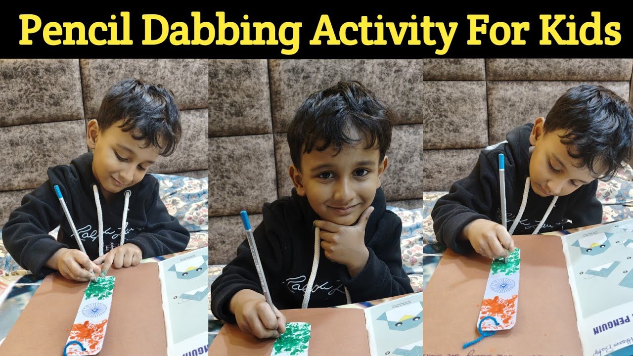 Dabbing Activities Pencil ๏ธ dabbing activity for kids | Moms Planet | #kidslearning # ...