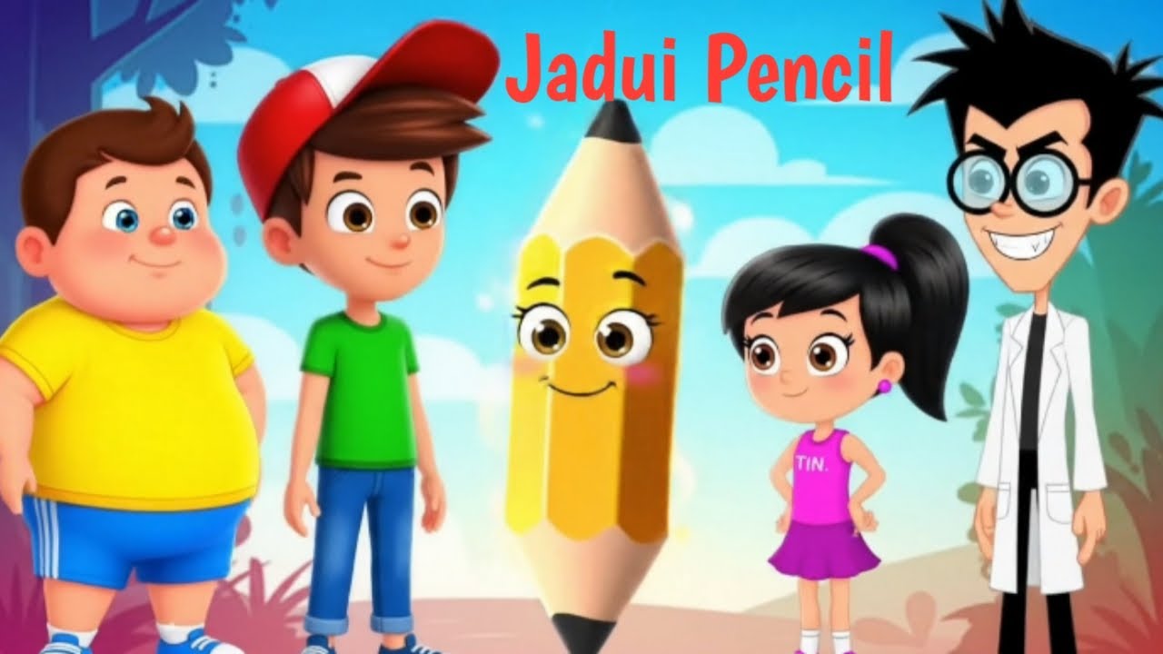 Golu aur Jadui Pencil ✏️🪄 || Hindi Kahani || Moral Story || Hindi Moral Story || Kids Moral Story
