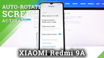 How to Activate Auto Screen Rotation in Xiaomi Redmi 9A - Rotate Screen Feature