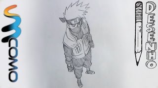 Desenhando Kakashi Hatake Do Anime Naruto Shippuden