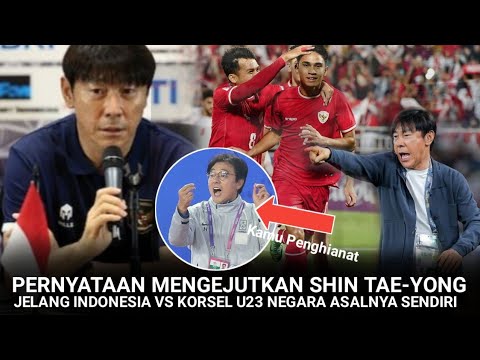 BIKIN GEGER❗Begini Jawaban Pelatih Shin Tae-yong Saat Ditanya Jurnalis Jelang Indonesia Vs Korea U23