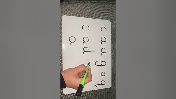 Curly caterpillar letters using read write inc rhymes