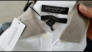The BANANA REPUBLIC The Luxury Soft Touch Polo Shirt Collections! 11 9 18! screenshot 5