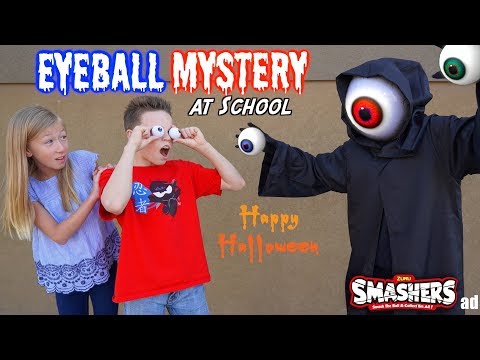 Smashers Eyeball MYSTERY at School! Ninja Kidz TV