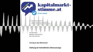 Kapitalmarkt-stimme.at daily voice: So will Korinna Schumann mit Markus Marterbauer die betriebli...