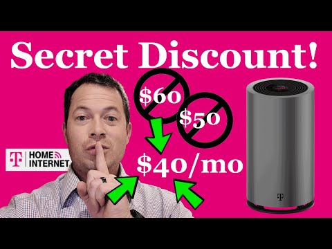 ✅  Get T-Mobile Home Internet For $40/mo – The Unspoken Discount – Unlimited 5G Fixed Wireless