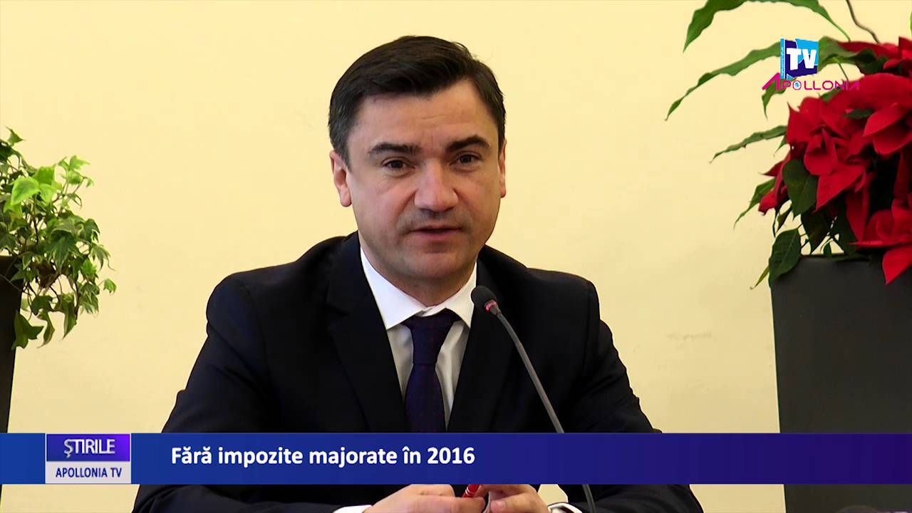 Fara impozite majorate in 2016