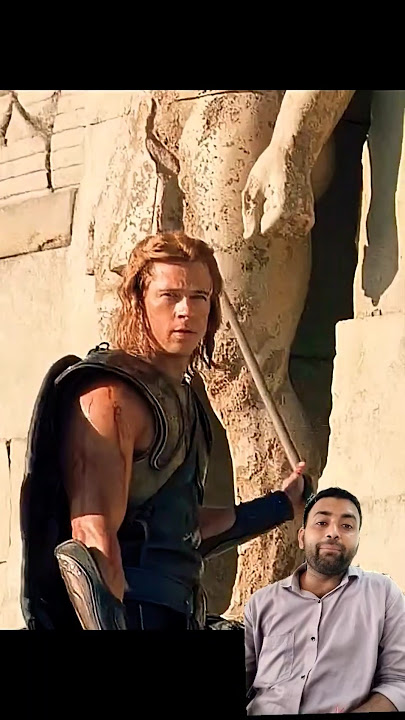Achilles watches as Hector and his army approach🔥 #movie #4k #video #Troy #Achilles #Hector #5k #8k