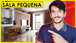 SALA PEQUENA - 10 DICAS PARA DECORAR DE FOMA SIMPLES E FÁCIL