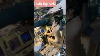 Cute Girl Flight Driving