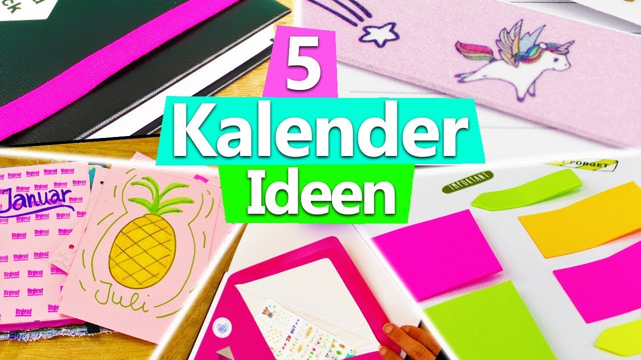 Kalender 18 Gestalten 5 Ideen Fur Diy Planner Setup Filofax Diy Inspiration Basteln Deutsch Youtube