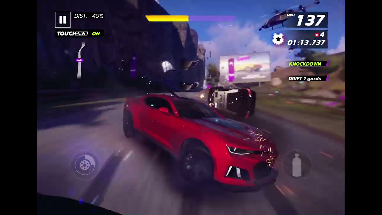 iPAD Pro M1 - Asphalt Legends Unite: Knocking Down 20 Police Cars in Epic Police Chase!