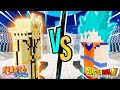 Naruto VS Goku en MINECRAFT - DRAGON BALL SUPER VS NARUTO