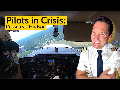 Cessna Power Loss Vs. Hudson Landing: Why The STARTLE EFFECT Matters! EXPLAINED by CAPTAIN JOE