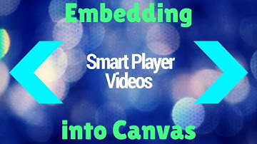 Embedding Smart Player Video into Canvas
