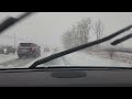 Fuerte tormenta en Hamilton, Ontario, Canada Snow Storm 2023