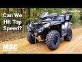 New CFMOTO CFORCE 1000 Overland High Speed Run on Dirt + Review