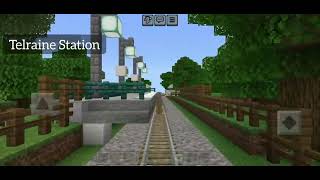 10km Train Journey in Minecraft (Sun Valley to Forthspen Junction, Freebuild Railway)