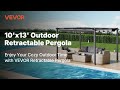 Ultimate Sun Shade Pergola! VEVOR Aluminum Canopy Tested