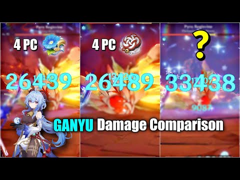 Wanderers Troupe vs Shimenawa Reminiscence for Ganyu | Damage
