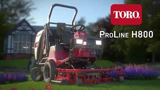 Toro ProLine H800 Direct Collect Mower with High-Lift Collection